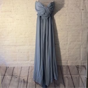 Birdie Gray Bridesmaid Dress - Multi Wear Style